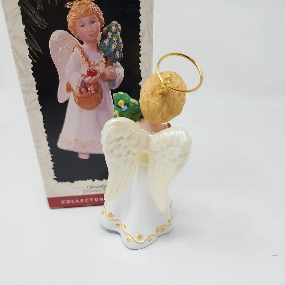 Hallmark 1996 Christkindl Keepsake Ornament Christmas Visitors Angel 2nd U109/31